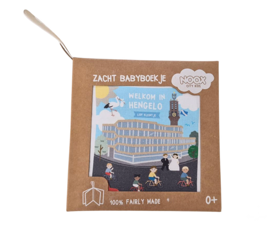 Zacht babyboekje Welkom in Hengelo