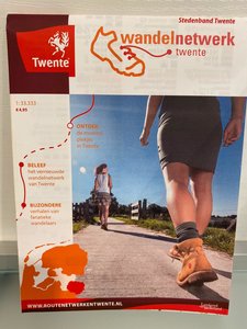 Wandelnetwerkkaart Stedenband Twente