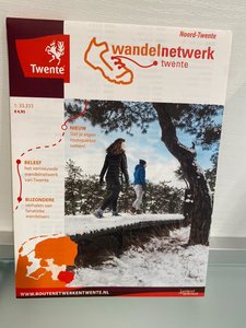 Wandelnetwerkkaart Noord Twente 